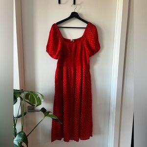 Red Polka Dot Dress
